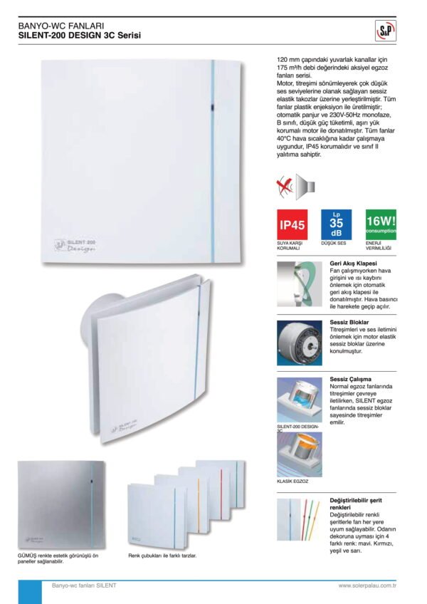 SOLER PALAU S&P SILENT DESİGN SERİSİ - Görsel 7
