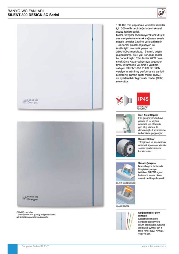 SOLER PALAU S&P SILENT DESİGN SERİSİ - Görsel 9