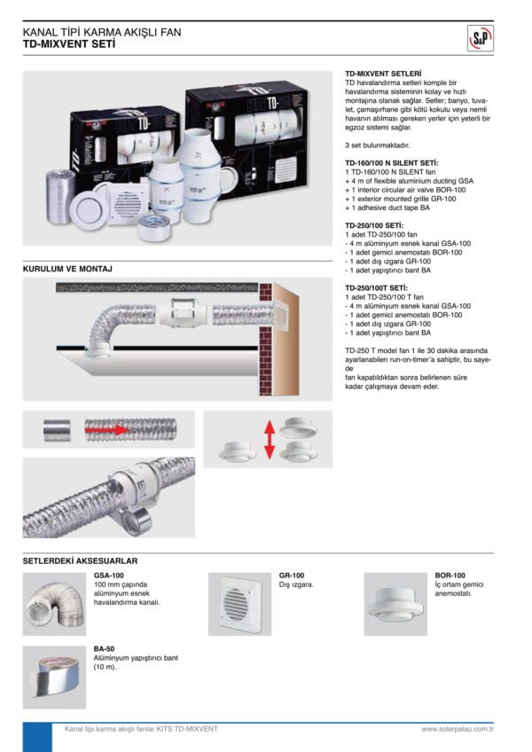 SOLER PALAU S&P TD-MİXVENT SERİSİ - Görsel 8